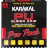 Karakal PU Super Grip Squash Badminton Replacement Grip 6 Pack