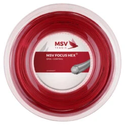 MSV Focus-Hex 17L 1.18mm 200M Reel -Racket Pro Shop msv focus hex 17l 1 18mm 200m reel red 37226 96327.1698771526