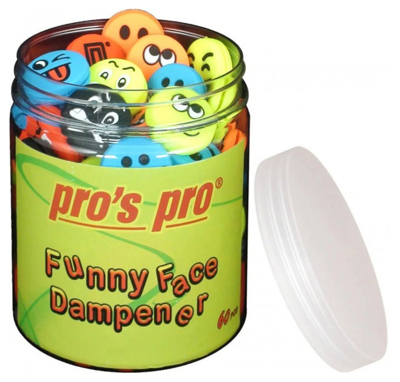 Pro's Pro Funny Face String Dampener Jar Of 60 3 Pro's Pro Funny Face String Dampener Jar Of 60