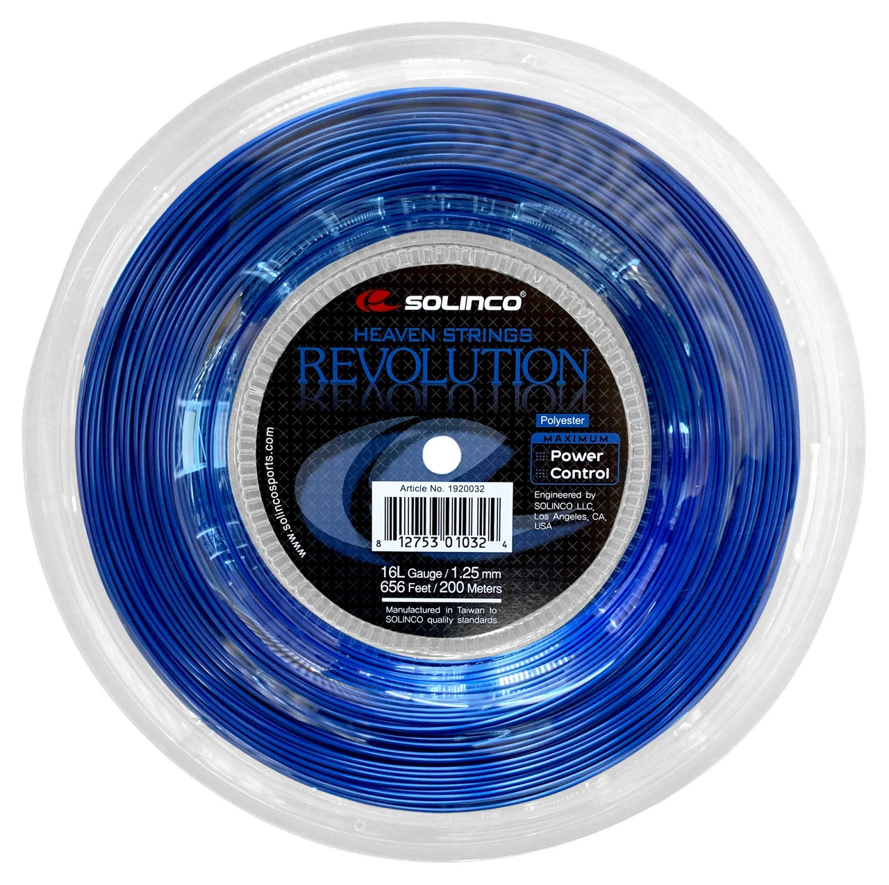 Solinco Revolution 16L 1.25mm 200M Reel 3 Solinco Revolution 16L 1.25mm 200M Reel