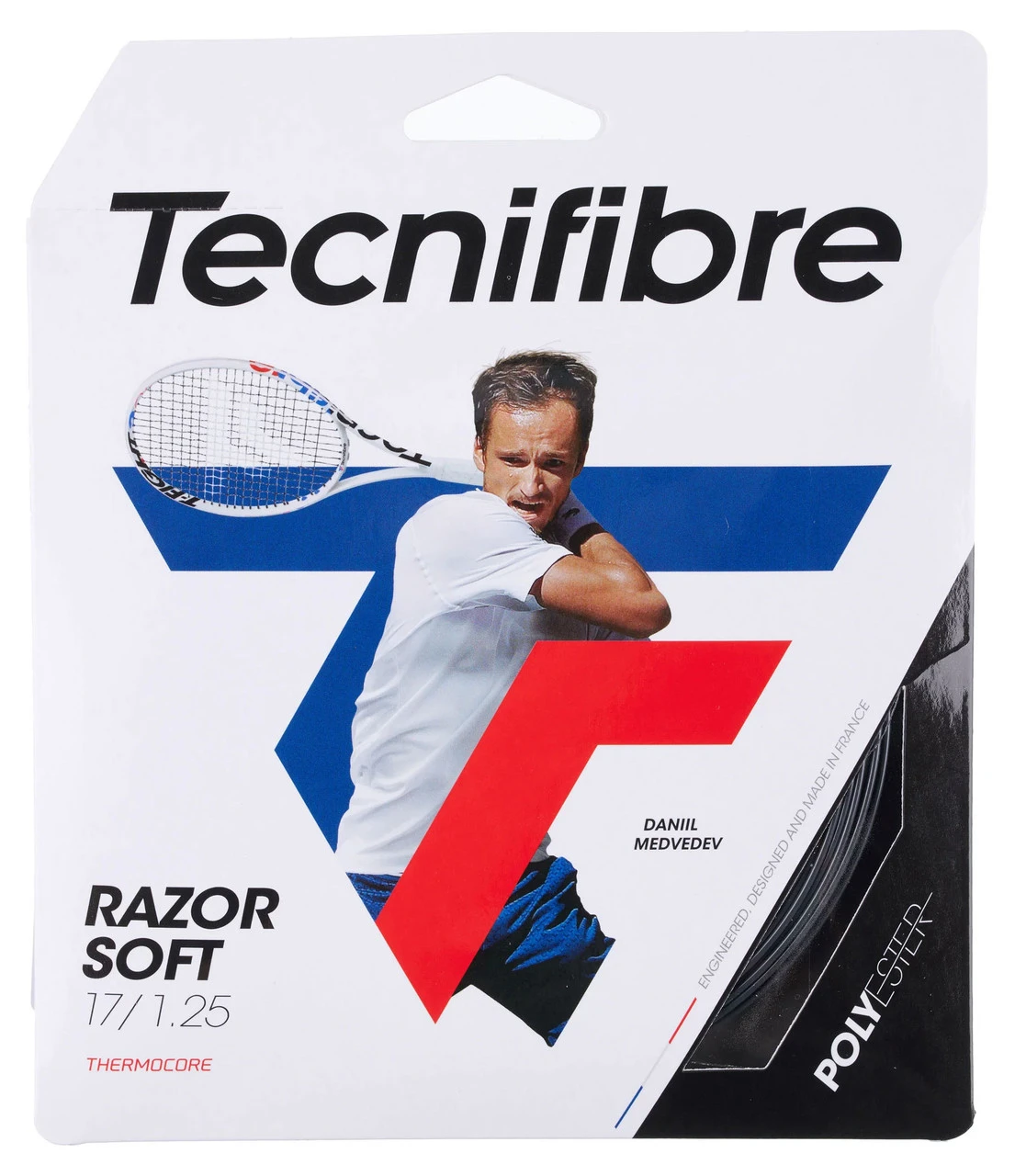 Tecnifibre Razor Soft 17 1.25mm Set 3 Tecnifibre Razor Soft 17 1.25mm Set
