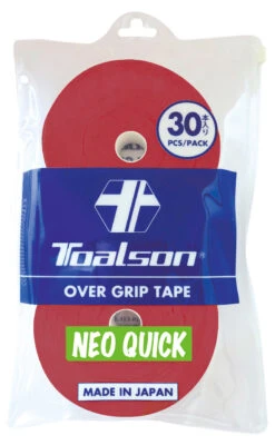 Toalson Neo Quick Overgrip 30 Pack -Racket Pro Shop toalson neo quick overgrip 30 pack red 18561 58246.1698772937