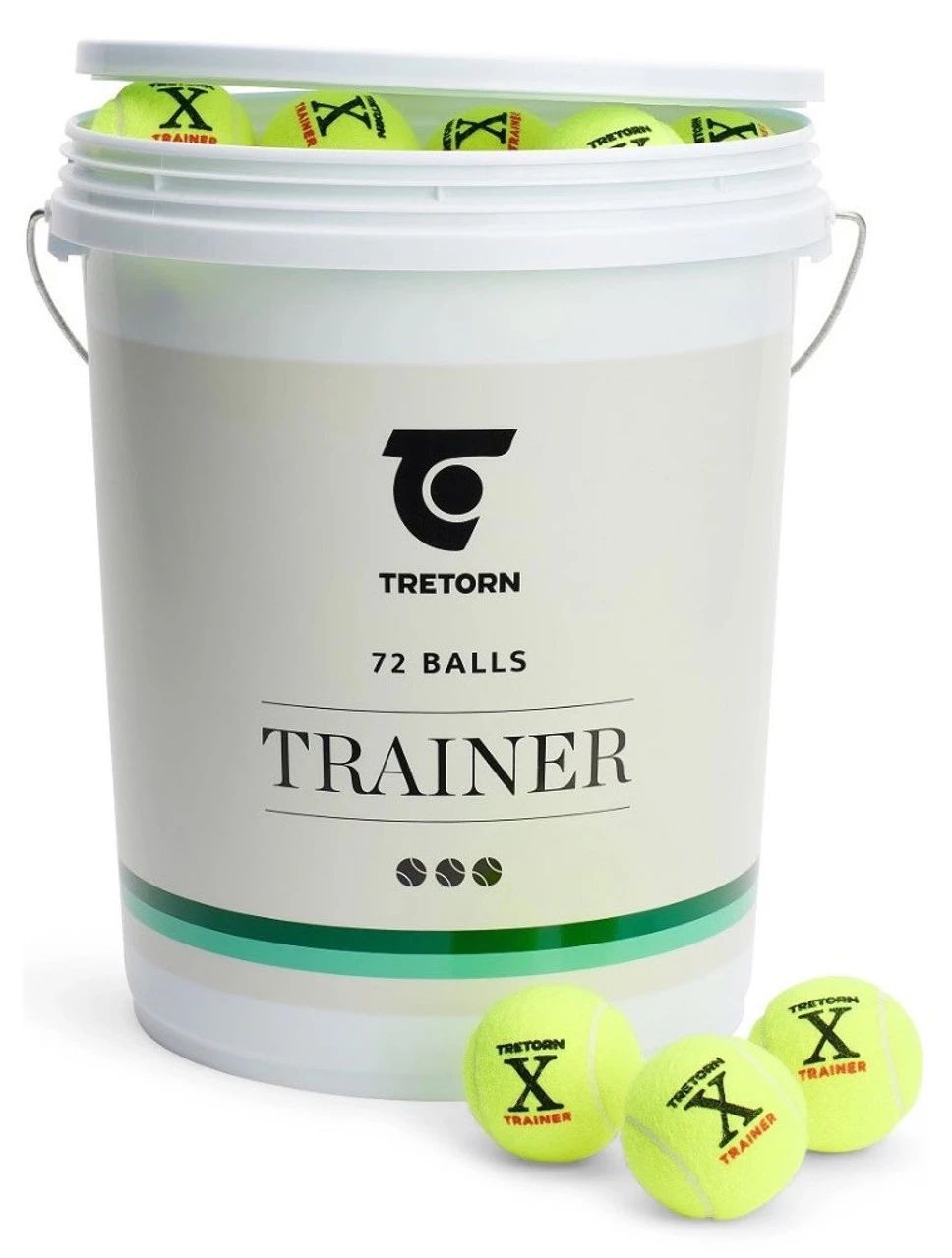 Tretorn Micro X Trainer Tennis Balls 72 Bucket 3 Tretorn Micro X Trainer Tennis Balls 72 Bucket