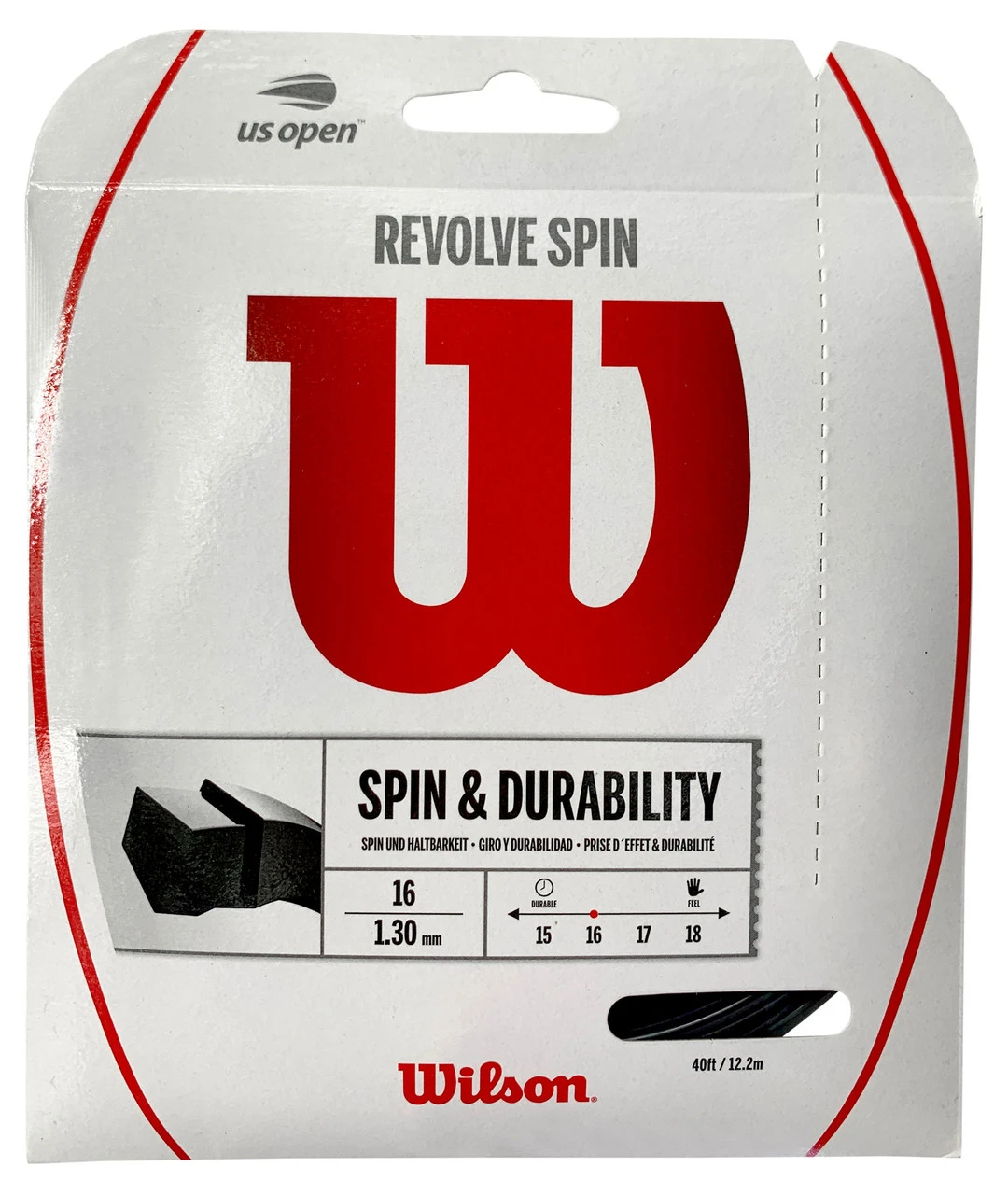 Wilson Revolve Spin 16 1.30mm Set 3 Wilson Revolve Spin 16 1.30mm Set