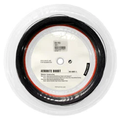 Yonex Aerobite Boost 0.72-0.61mm Badminton Hybrid 200M Reel -Racket Pro Shop yonex aerobite boost 0 72 0 61mm badminton hybrid 200m reel grey back of red 80690 39779.1698772299