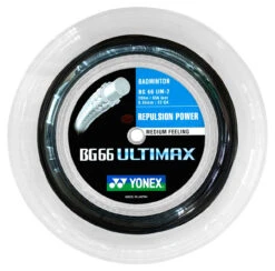 Yonex BG66 Ultimax 0.65mm Badminton 200M Reel -Racket Pro Shop yonex bg66 ultimax 0 65mm badminton 200m reel black 00179 47033.1698770317
