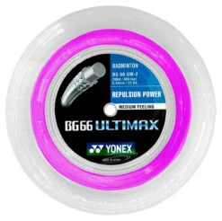 Yonex BG66 Ultimax 0.65mm Badminton 200M Reel -Racket Pro Shop yonex bg66 ultimax 0 65mm badminton 200m reel pink 74408 05829.1698770319