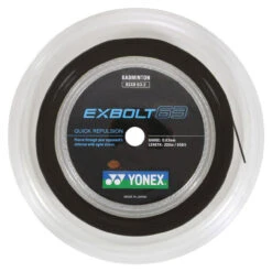 Yonex Exbolt 63 0.63mm Badminton 200M Reel 7 Yonex Exbolt 63 0.63mm Badminton 200M Reel -Racket Pro Shop yonex exbolt 63 0 63mm badminton 200m reel black 33731 82845.1698772696