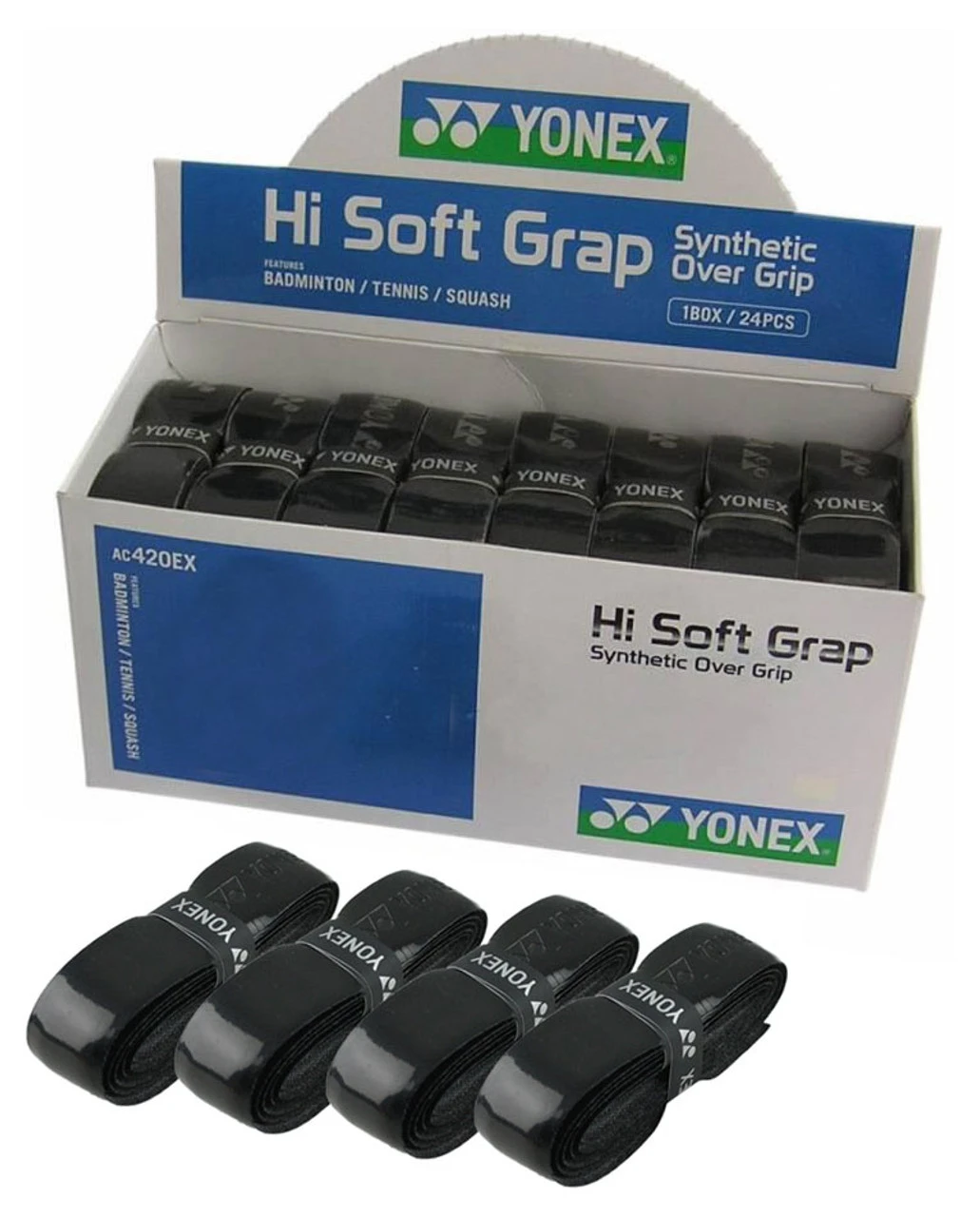 Yonex Hi Soft Grap PU Replacement Grip 24 Pack 4 Yonex Hi Soft Grap PU Replacement Grip 24 Pack - Image 2