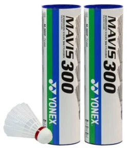 Yonex Mavis 300 Badminton Shuttlecocks Dozen -Racket Pro Shop yonex mavis 300 white fast badminton shuttlecocks dozen 26714.1709895172
