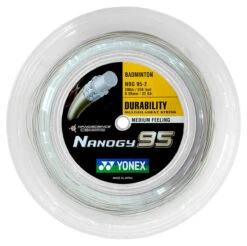 Yonex Nanogy 95 0.69mm Badminton 200M Reel -Racket Pro Shop yonex nanogy 95 0 69mm badminton 200m reel silver 72326 00865.1698769557